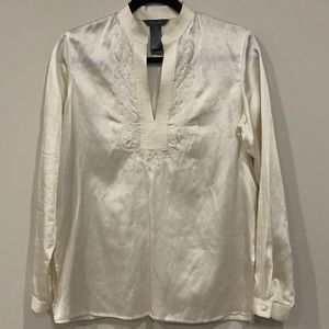 🍭2 for 40$🍭Silk Liz Claiborne kaftan like blouse